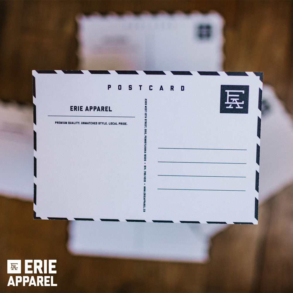 Erie Skyline Vertical Postcard